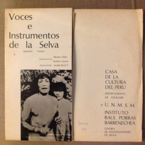 Se edita el disco “Voces e instrumentos de la selva”